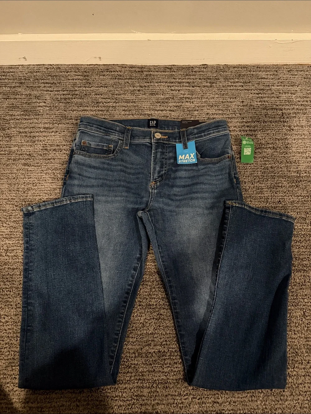 GAP Boy's Dark Blue Skinny Jeans